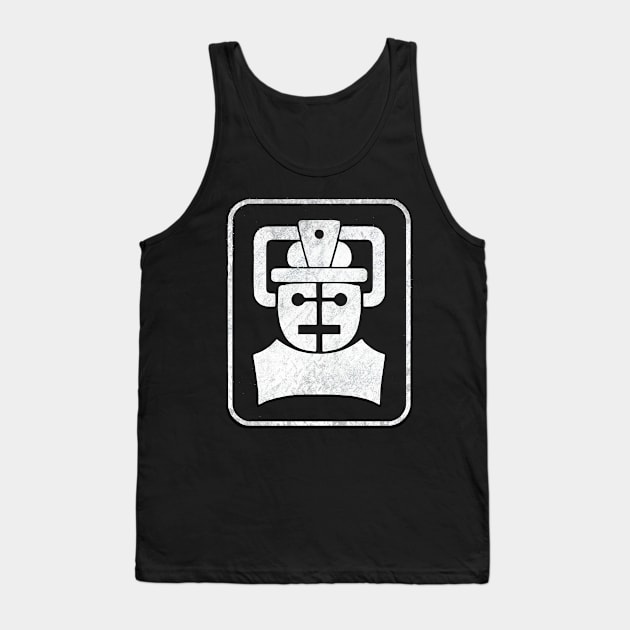 Cyberman Grunge Tank Top by Digital GraphX